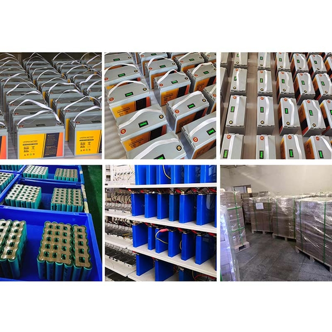 systèmes 1 de stockage d'énergie solaire du remplacement 12.8V de 120Ah Lifepo4 SLA