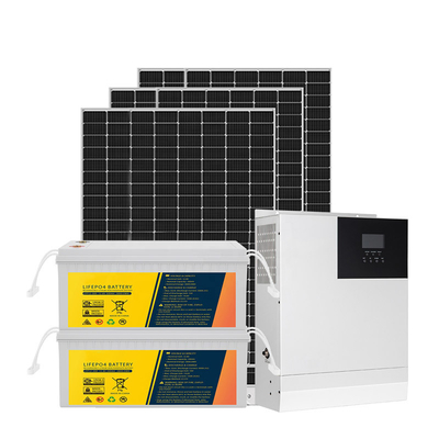 3KW outre du kit à la maison 50HZ 60HZ MPPT 110-250V de système solaire de grille