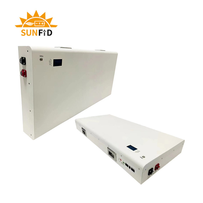 7200WH Ultra Mince Lame Lifepo4 Batterie Powerwall 48V Solaire Système D'alimentation Domestique