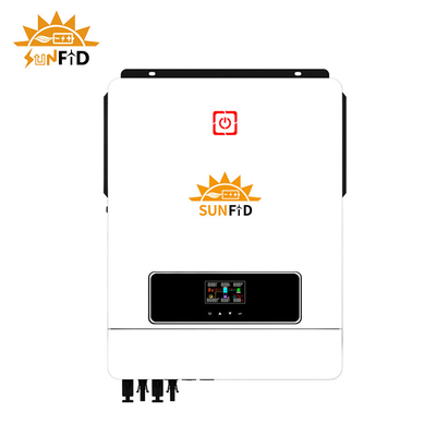 Onduleur solaire à onde sinusoïdale pure hybride 10KW pour système de stockage d'énergie domestique