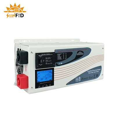 C.C 6000W à l'inverseur pur 24V 48V 120 240V de puissance d'onde sinusoïdale à C.A. avec l'affichage d'affichage à cristaux liquides