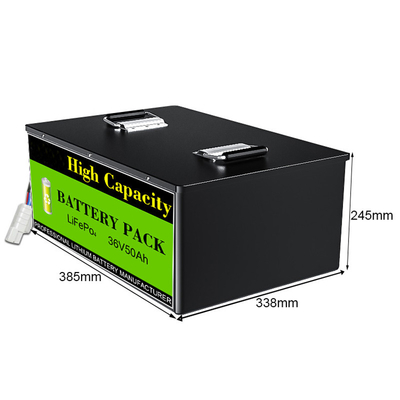 batterie rechargeable de phosphate de lithium d'E-scooter d'E-vélo de chariot de golf de remplacement de 36V 50Ah Lifepo4 SLA