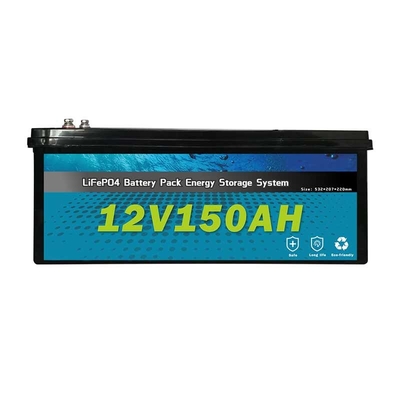 Batteries des loisirs Lifepo4 pour le système à énergie solaire de stockage des camping-cars 12V 150AH rv