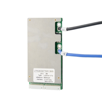 50A BMS For Lithium Ion Battery 17s 60V avec la bicyclette électrique d'Ebike de conseil de protection de carte PCB de PCM de contrôle de température