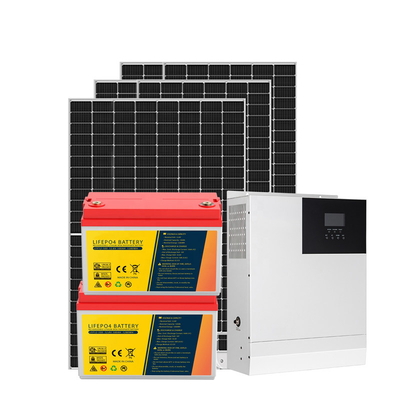 3KW outre du kit à la maison 50HZ 60HZ MPPT 110-250V de système solaire de grille