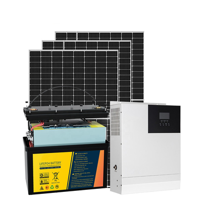 6KW 5KW outre de système d'alimentation solaire photovoltaïque de système d'alimentation solaire de grille avec la batterie