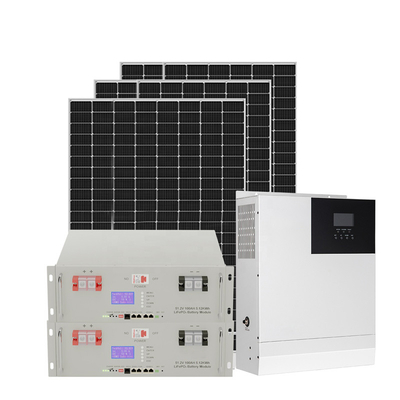 6KW 5KW outre de système d'alimentation solaire photovoltaïque de système d'alimentation solaire de grille avec la batterie