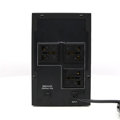 Monophasé de la batterie au lithium de l'affichage à LED 6000mAh UPS 650VA