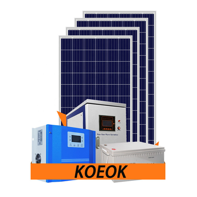 10KW outre du système d'alimentation solaire de grille 110-240V pour la ferme rv de hangar de Chambre