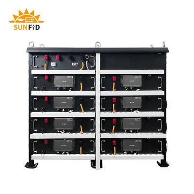 Haute tension commerciale 384V 100Ah de systèmes de remisage des batteries solaire