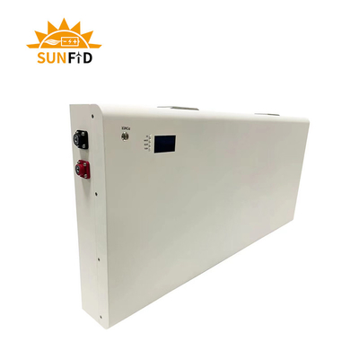 7200WH Ultra Mince Lame Lifepo4 Batterie Powerwall 48V Solaire Système D'alimentation Domestique