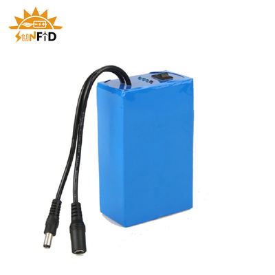 Pack de batterie au lithium rechargeable de 12V 20Ah avec une capacité personnalisable et plus de 500 cycles de recharge pour les systèmes d'énergie solaire