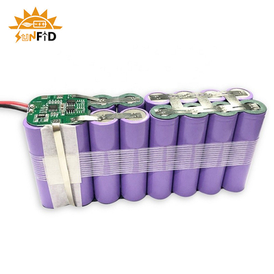 18650 paquets rechargeables 3.7V 15.6Ah 1S6P de batterie au lithium se sont protégés