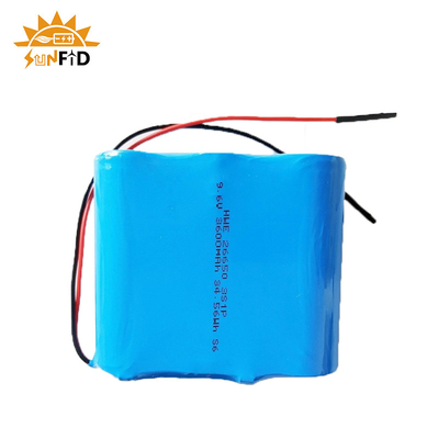 paquet rechargeable 26650 3S1P Lifepo4 de batterie au lithium de 9.6V 3.6Ah