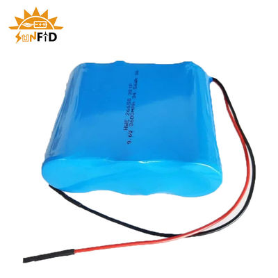 1500mAh 9.6V 18650 LiFePO4 batterie au lithium batterie rechargeable pour l'alimentation extérieure portable