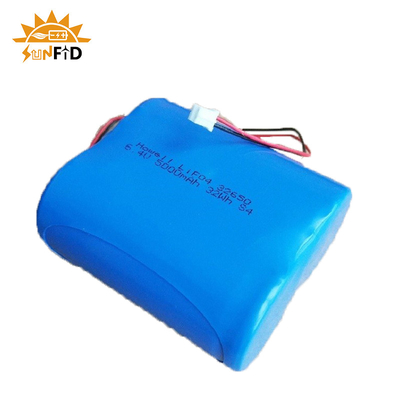 paquet rechargeable 4500mah 26650 de batterie au lithium de 6.4v Lifepo4