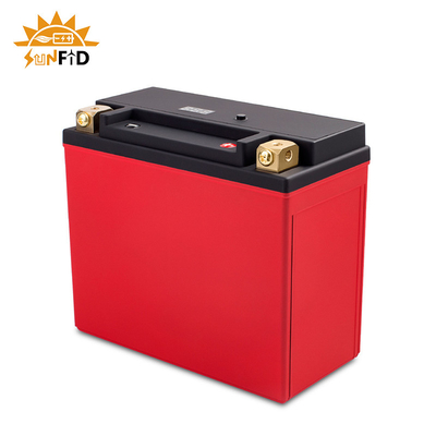 Batterie au lithium rechargeable de moto 12V 6ah avec des batteries d'arrêt de début de BMS 7-A