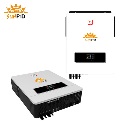 inverseur solaire du sinus pur hybride 7200W, chargeur solaire de MPPT pour le système de stockage d'énergie