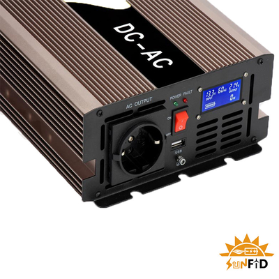 inverseur pur 24V 110V 220V d'onde sinusoïdale de 48V 1500W 12V
