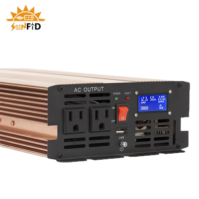 inverseur pur 24V 110V 220V d'onde sinusoïdale de 48V 1500W 12V