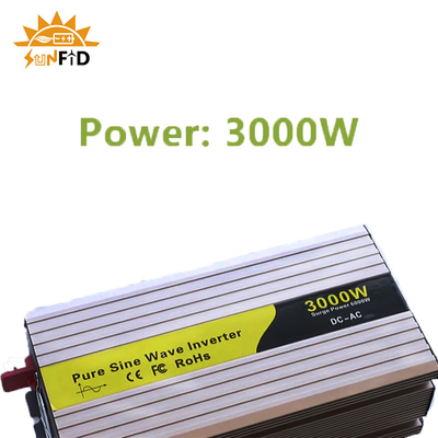 24V 48V inverseur pur d'onde sinusoïdale de 3000 watts C.C de 12 volts à l'énergie solaire à C.A. 110V 220V