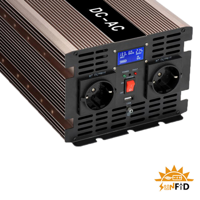24V 48V inverseur pur d'onde sinusoïdale de 3000 watts C.C de 12 volts à l'énergie solaire à C.A. 110V 220V