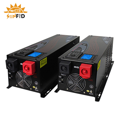 24V 240V inverseur pur d'onde sinusoïdale de 10000 watts 48V 120V avec le chargeur à C.A.