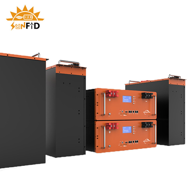 remisage des batteries de 10kwh 400ah pour le système à la maison de stockage de panneau solaire des systèmes solaires Lifepo4 300ah