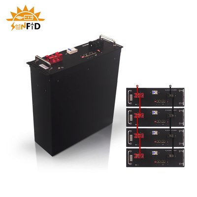Systèmes commerciaux 96V 192V 384V 100Ah de remisage des batteries LifePo4 solaire