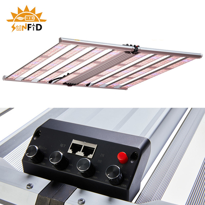 L'usine d'intérieur LED d'horticulture élèvent 1000W léger ajustent le commutateur UV Dimmable du spectre IR