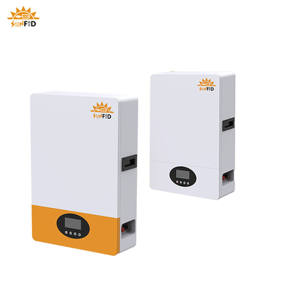 10KWh Système de batterie pour la maison Durée de vie du cycle long 51.2V LiFePO4 Pack de batterie mural