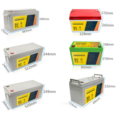 représentation superbe de remplacement de SLA de lithium de 12.8V 300Ah pour le système solaire de vent