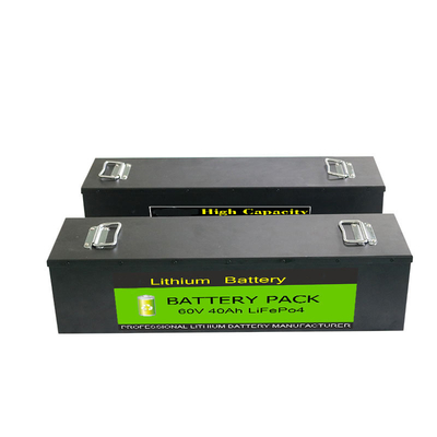batterie rechargeable exempte d'entretien de 60V 40Ah pour le moteur de pêche à la traîne d'énergie de secours solaire