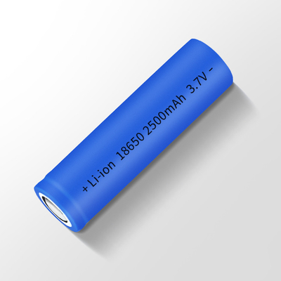 cellule de batterie de 2500mAh Lifepo4 25R 3.7V rechargeable 18650 cylindrique