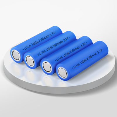 cellule de batterie de 2500mAh Lifepo4 25R 3.7V rechargeable 18650 cylindrique