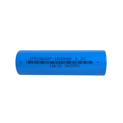 Cellule de batterie 18650 Lifepo4 3.2v 1800mah pour la torche de lumière de lampe