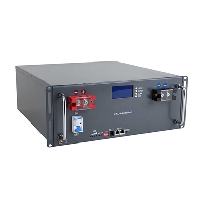la batterie au lithium des télécom 100Ah 48V phosphatent le paquet de la batterie Lifepo4 avec l'écran d'affichage à cristaux liquides