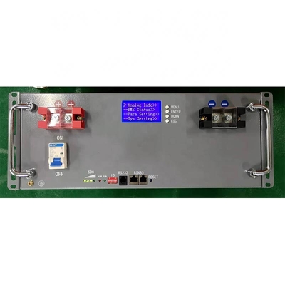 la batterie au lithium des télécom 100Ah 48V phosphatent le paquet de la batterie Lifepo4 avec l'écran d'affichage à cristaux liquides
