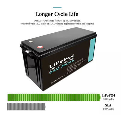 200A lithium Ion Battery UPS Lifepo4 12V pour le camping de moniteur de télévision en circuit fermé