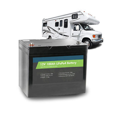 batterie au lithium de 12.8V Campervan 100Ah Lifepo4 Bluetooth facultatif