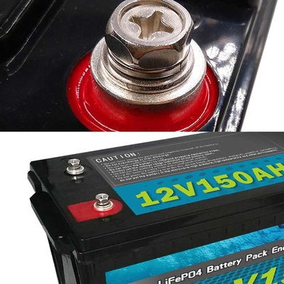 Batteries des loisirs Lifepo4 pour le système à énergie solaire de stockage des camping-cars 12V 150AH rv