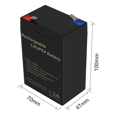 batterie au lithium de la moto 6V 6Ah Lifepo4 Talentcell rechargeable