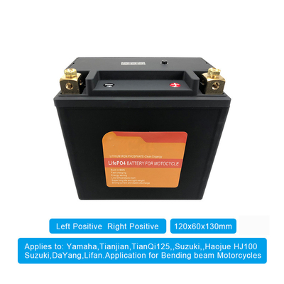 batterie de moto de lithium de 3ah Lifepo4 avec BMS 5L-B 12.0V