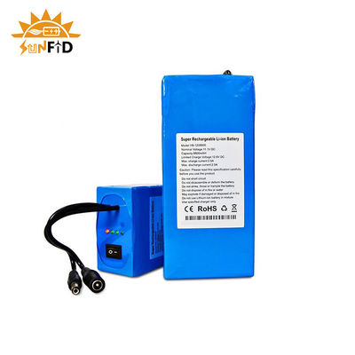 Pack de batterie au lithium rechargeable de 12V 20Ah avec une capacité personnalisable et plus de 500 cycles de recharge pour les systèmes d'énergie solaire